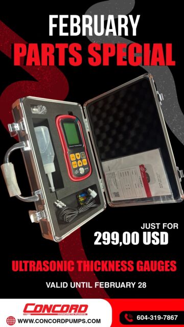 Know your pipe before it fails. 💥
This Ultrasonic Thickness Gauge helps you measure pipe wear quickly, accurately, and without cutting—so you can prevent blowouts, reduce downtime, and extend the life of your concrete pump.
🔥 February Special:
👉 Only $299 USD
Perfect for maintenance checks on:
✔️ Boom pipes
✔️ Delivery lines
✔️ Wear components
Don’t guess. Measure with confidence.
📩 Contact us Today 604-468-7867.
#ConcretePumpMaintenance
#ConcretePumpParts
#ConcretePumpingIndustry
#BoomPumpMaintenance
#ConcreteEquipment
#PumpMaintenanceTools
#ConcretePumpWear
