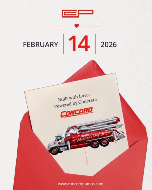 Built with love. Powered by concrete. ❤️
This Valentine’s Day, we celebrate the strength, dedication, and passion that build the foundations of our communities.
From all of us at Concord Concrete Pumps — Happy Valentine’s Day! ❤️
#BuiltWithLove #poweredbyconcrete #concretelife #HeavyEquipment #constructionlife