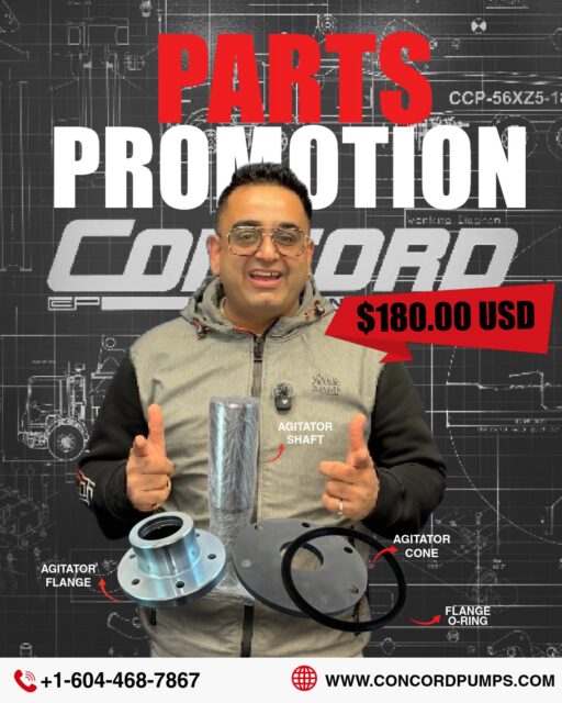🚨 MARCH PARTS PROMOTION – LIMITED TIME 🚨
Keep your pump running strong and your hopper performing at 100%.

This month’s special includes:
✔ Agitator Shaft
✔ Agitator Flange
✔ Agitator Cone
✔ Flange O-Ring

All for $180 USD 💥

Don’t wait until wear turns into downtime.
Protect your hopper system, maintain proper mixing, and avoid costly jobsite delays.

📞 Call us: +1-604-468-7867
🌐 www.concordpumps.com

📩 Or DM us to secure yours before they’re gone.

#concretepumping #pumpparts  #heavyequipmentoperator  #constructionlife  #JobsiteReady