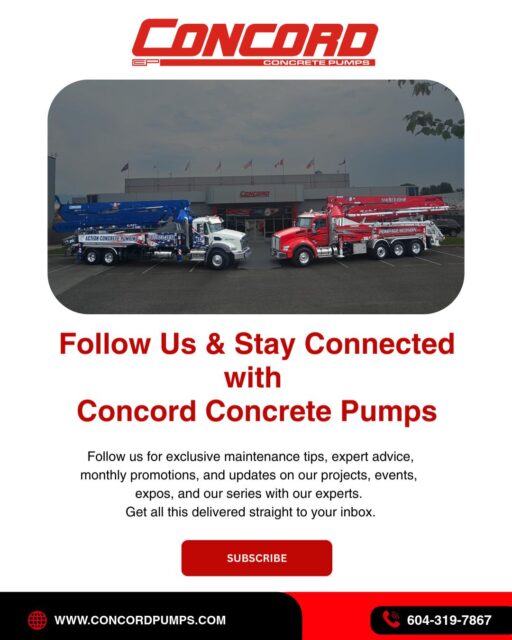 Stay connected with everything happening at Concord. 🚧

Get exclusive:
✔ Maintenance tips
✔ Expert advice
✔ Promotions & updates
✔ Event & expo news

Don’t miss out on what keeps your operation running at its best. 💪

👉 Subscribe now — link in bio
👉 Or DM us “INFO” and we’ll send it to you