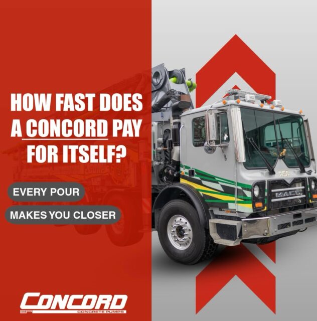 How fast does a Concord pay for itself?
Faster than you think.

Every pour gets you closer.
More control. More profit. Less downtime.

This isn’t theory — it’s real jobs, real results.
Use it. Maintain it. Earn.

Let’s talk numbers. 📞 #concretepumps #heavyequipment #concretepumping #builttolast #roi