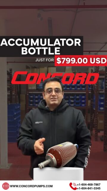 If your pump feels jumpy… this might be why 👇

That small piece? Your accumulator bottle.

When it’s not doing its job, your pump feels it—every cycle.

It’s easy to ignore… until things start getting expensive.

Better to fix it early 

 DM us to get yours
 Call us or check the link in bio  #concordpumps #pumpparts #constructiontips #heavyequipment #pumpoperator