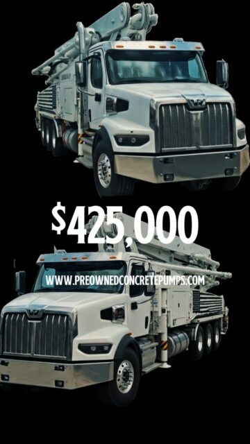 🚨 PRICE DROP 🚨

2022 KCP 46ZX | 46M Boom
2022 Western Star 47X

💰 Was $470,000
🔥 NOW $425,000

✅ 914 Pump Hours
✅ 24,520 Miles
✅ Excellent Condition

📞 Available Now
⏳ First Come, First Served. One Unit Available. 🔥 #construction #concretelife #usedpumptruck #pumptruck #westernstartrucks