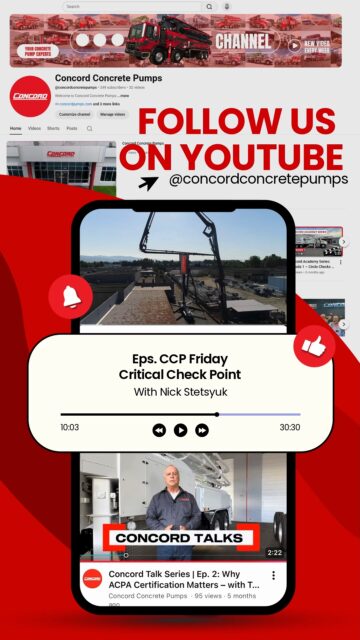 🎥 Want to see what really goes into building the world's toughest concrete pumps? Watch our YouTube series for behind-the-scenes footage, shop tours, expert insights, and more. 🚛💥

▶️ Head to our YouTube channel and don't forget to subscribe! #concrete #ytshorts #concretepumps #maintanence