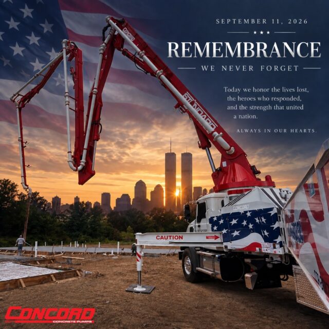 September 11, 2001 — We Remember.

Today, we pause to honor the lives lost, the heroes who responded, and the countless people whose courage and sacrifice continue to inspire us.

We will always remember. We will never forget.
🕊️ #concordpumps #neverforget911 #concretepumps